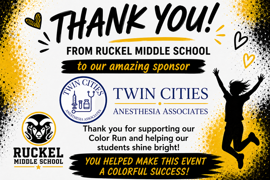 Thank you for supporting Ruckel Middle School!