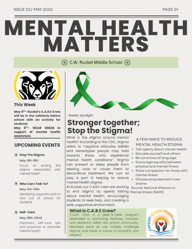 mental health newletter