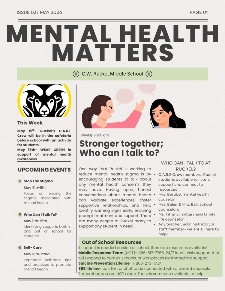mental health newsletter 
