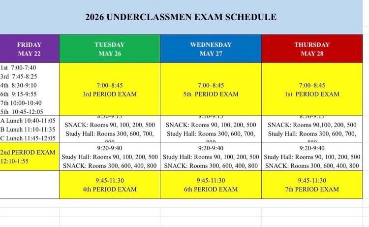 Underclassmen Exam