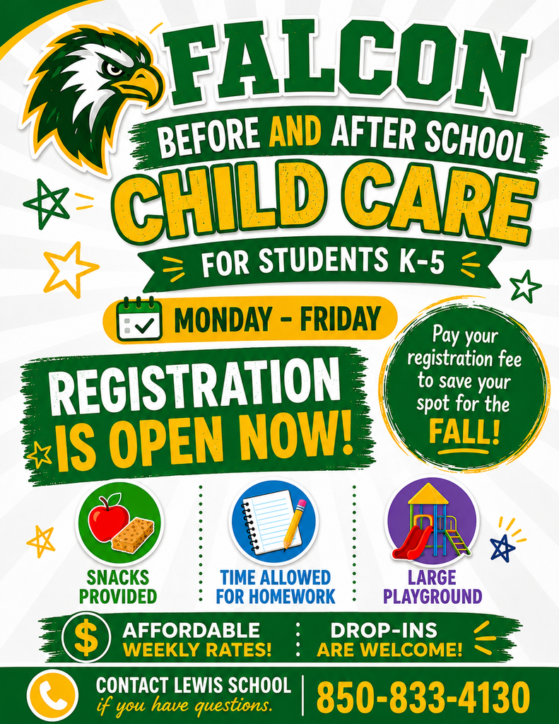Flyer Lewis School Child Care 