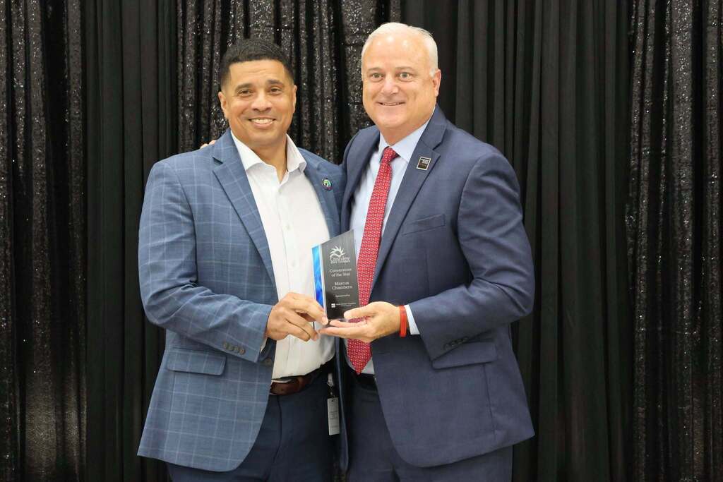 Superintendent Chambers Awarded the 2026 Cornerstone Award by the Crestview Area Chamber of Commerce