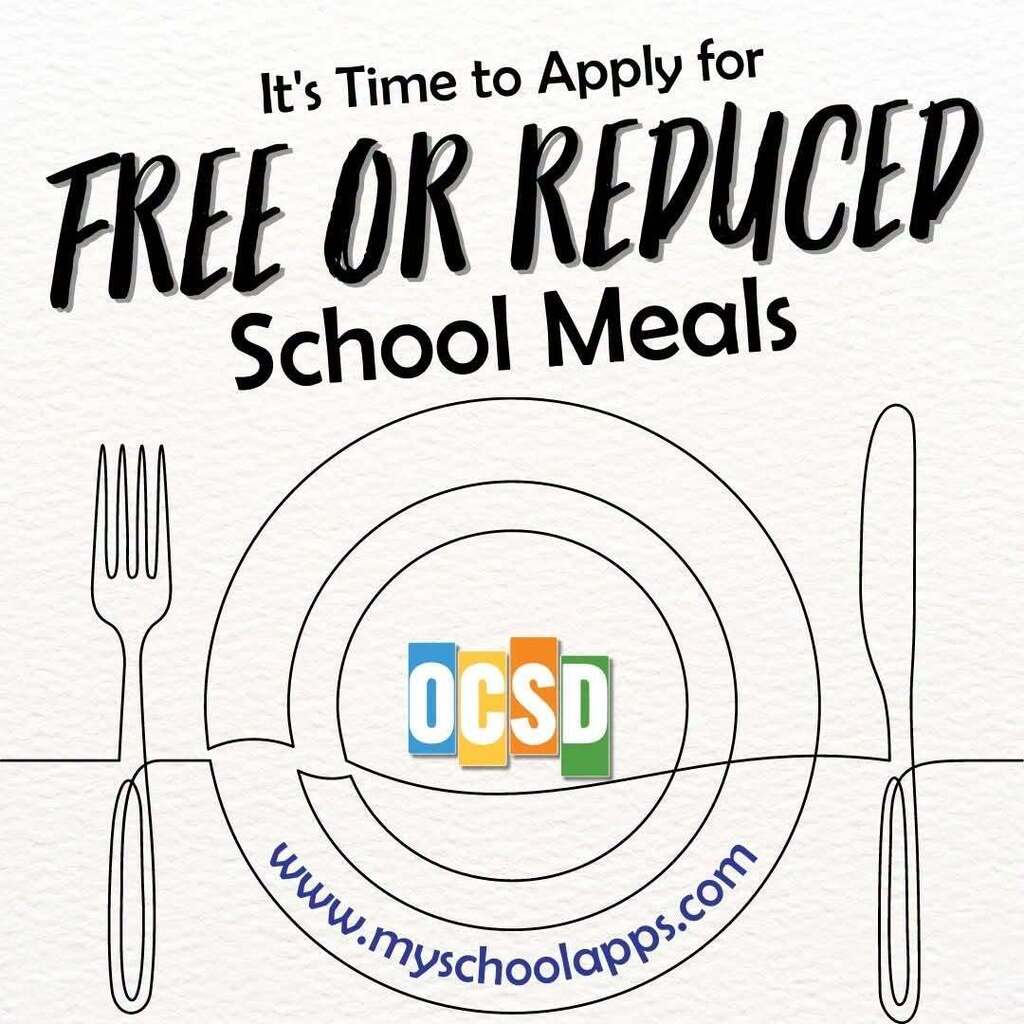 It's time to apply for Free or Reduced School Meals