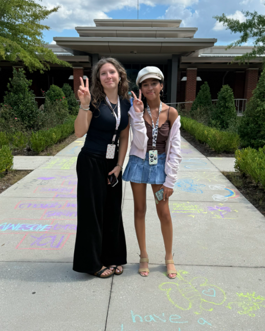 Students on campus