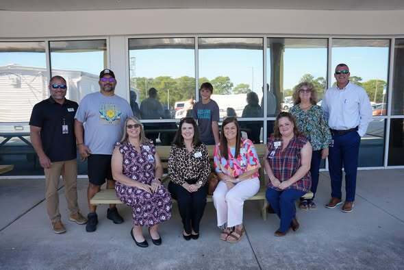Group Photo with Ms. Maxey and Mr. Meyer