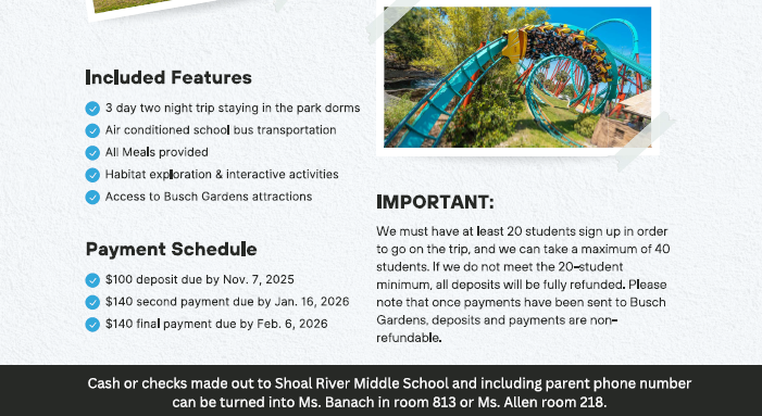 8th Grade Information