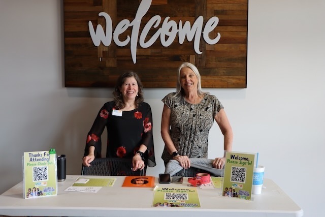 OPSF Board Members volunteering at the college and career fair