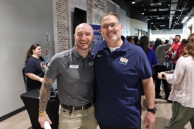 Beachside staff and Spolski at the College and Career fair