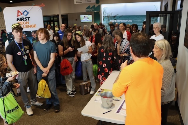 Students at the College and Career Fair