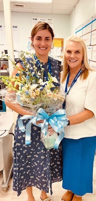 Morena Mannucci with Brooke Barron