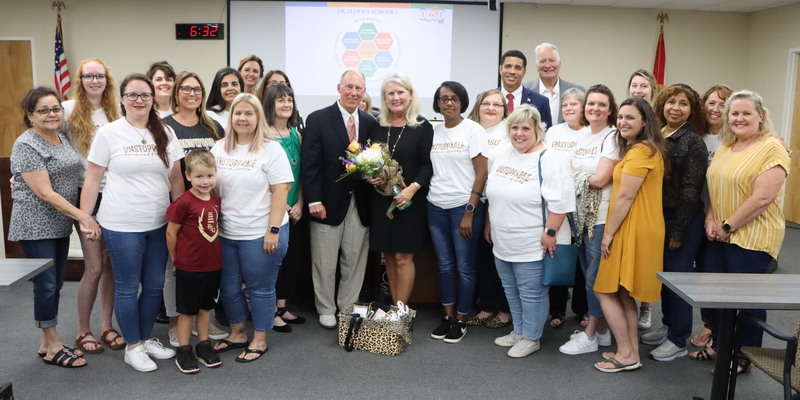Lisa Tucker as Principal of Longwood Elementary School Lisa Tucker as Principal of Longwood Elementary School