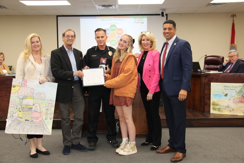 Middle School - Olivia Scopac, Okaloosa STEMM, 7th grade  High School - Anna Shipp, Crestview High School, 10th grade 