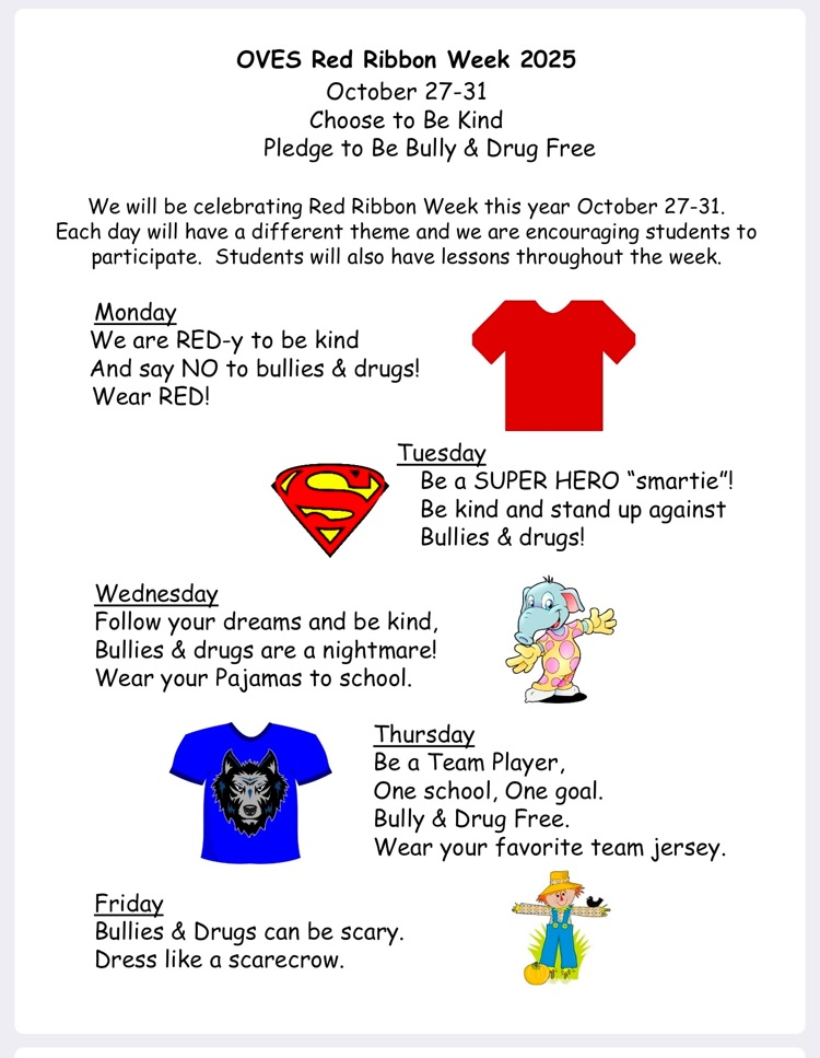 OVES red ribbon week