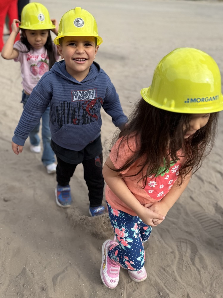 Students in Hard Hats