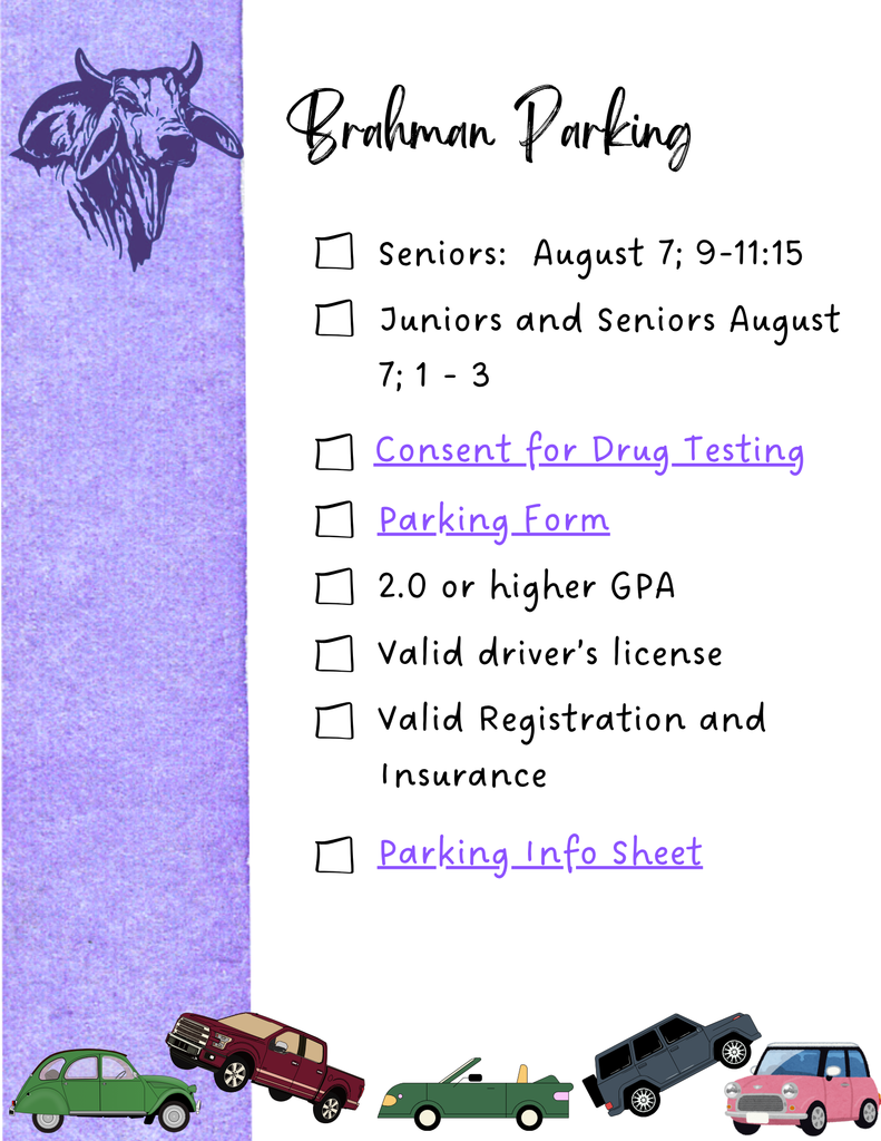 2025 Parking Flier