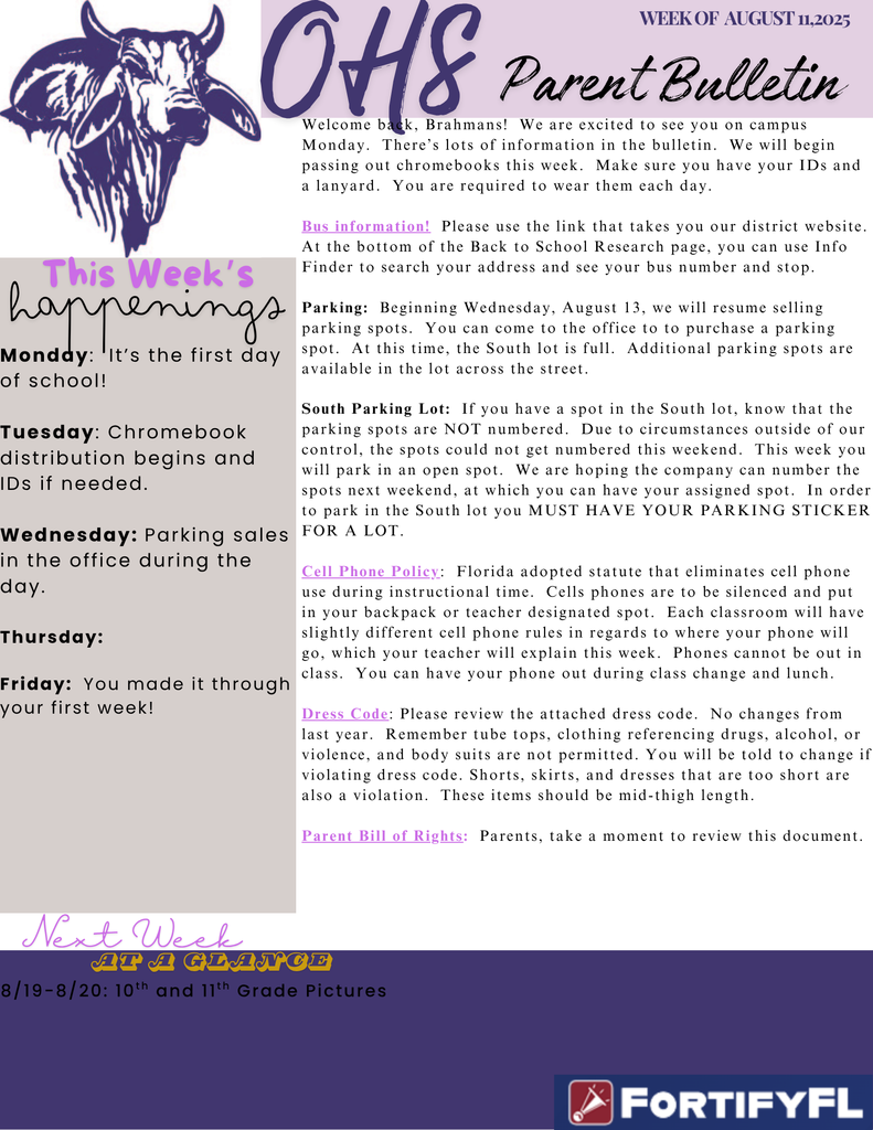 Parent Bulletin 81125