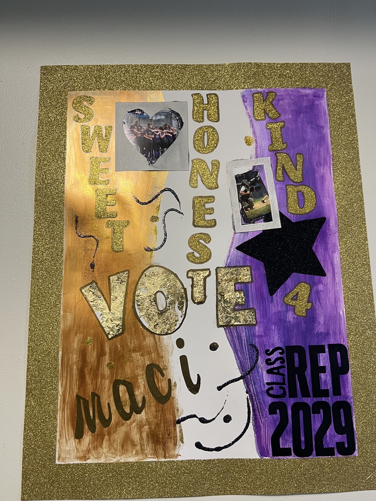 governing board posters hung in hallway