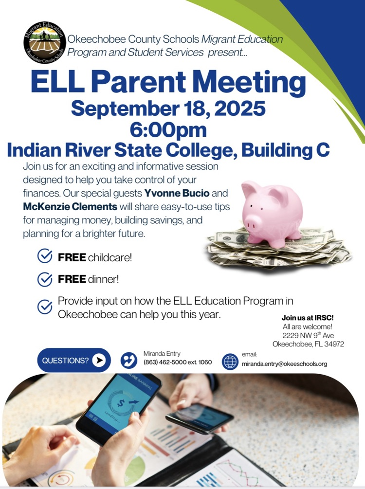ELL parent meeting flyer