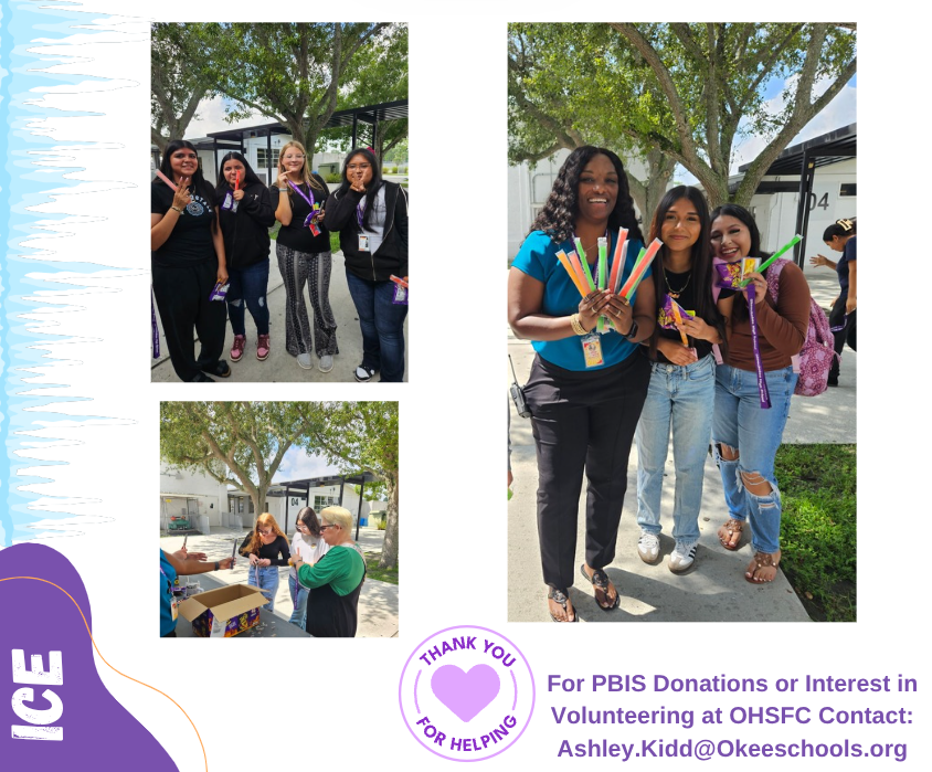 PBIS lunch event fire & ice for popcicles and hot chips