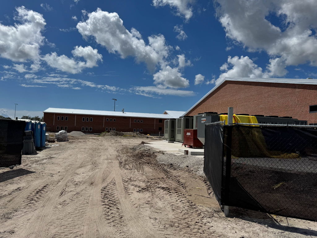 new okeechobee high school campus under construction