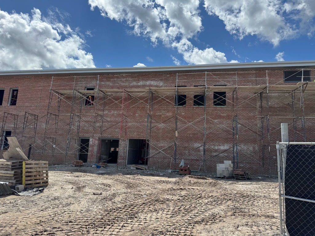 new okeechobee high school campus under construction