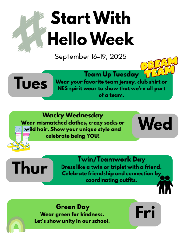 Just a reminder for this week