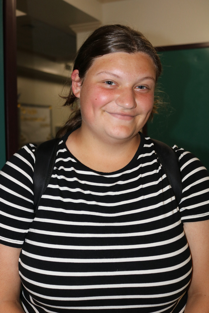 student portrait for student of the month luncheon