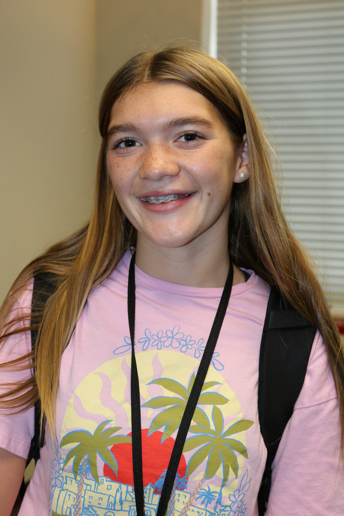 student portrait for student of the month luncheon