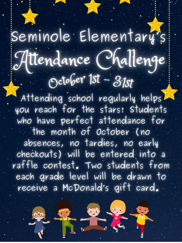 Attendance Challenge Flyer English