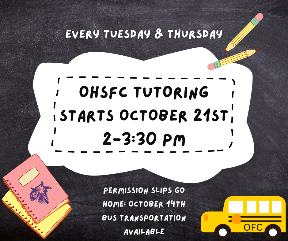 OHSFC Tutorial Flyer