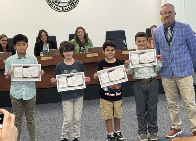 students with certificates