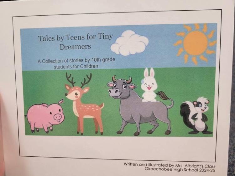 book cover with pig, deer, cow, bunny, skunk, sun and cloud