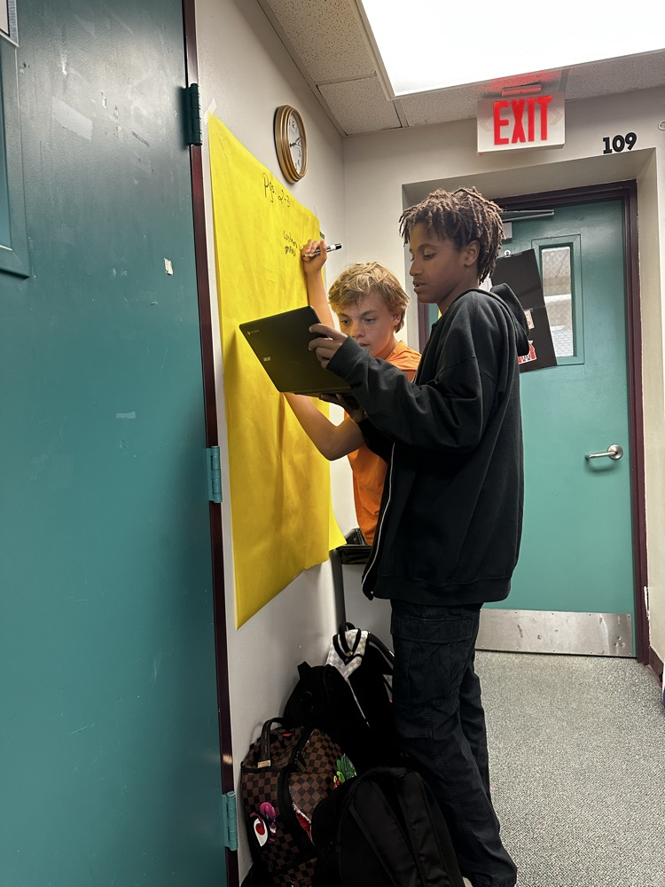 students working in reading