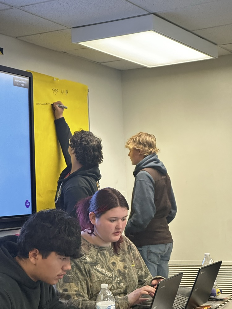 students working in reading