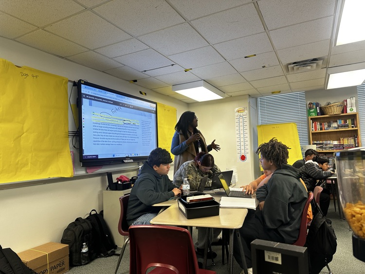 students working in reading