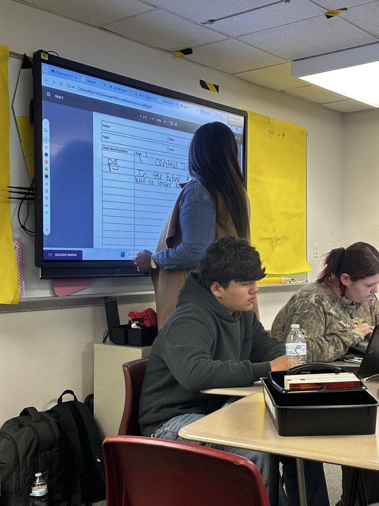 students working in reading