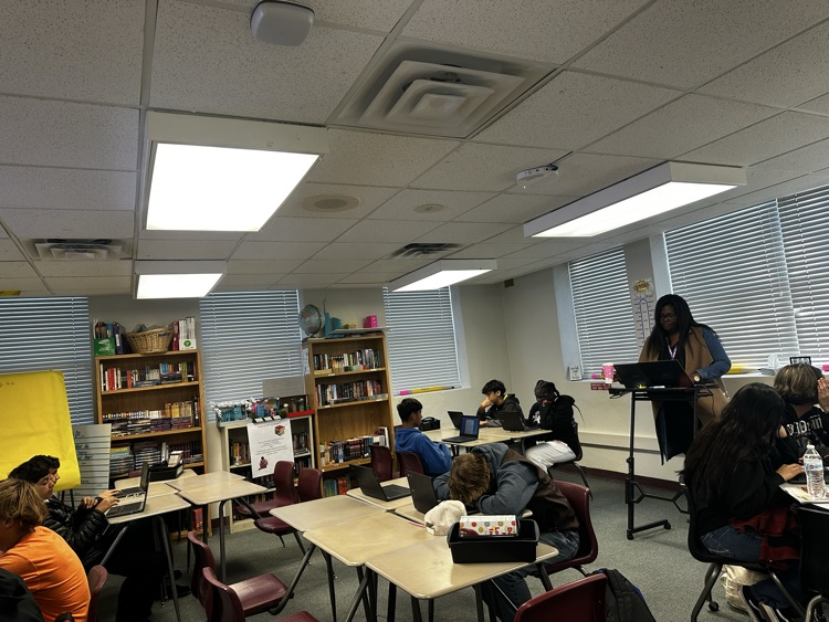 students working in reading