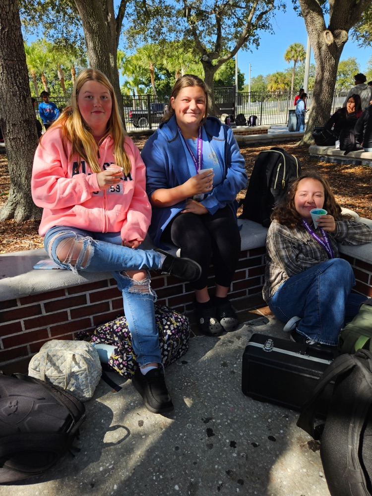 students enjoying snowcones for PBIS