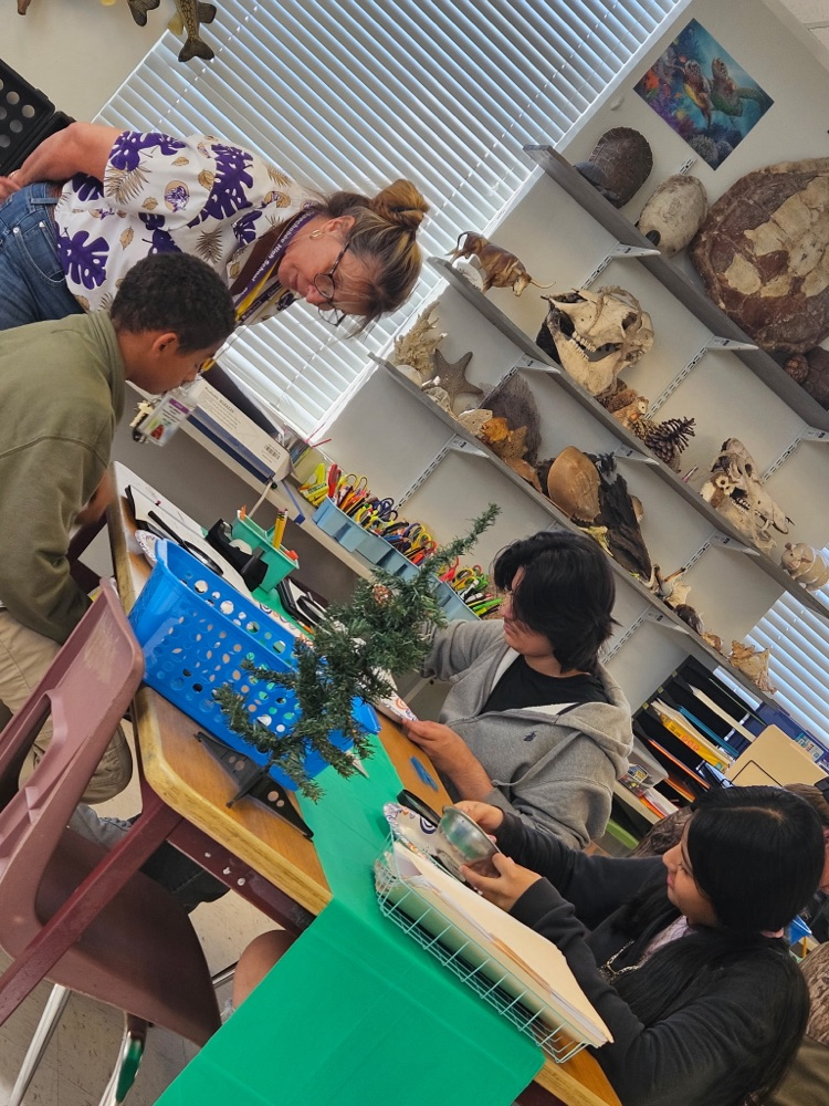 science students working