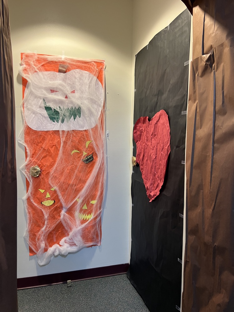 decorations outside school classroom door