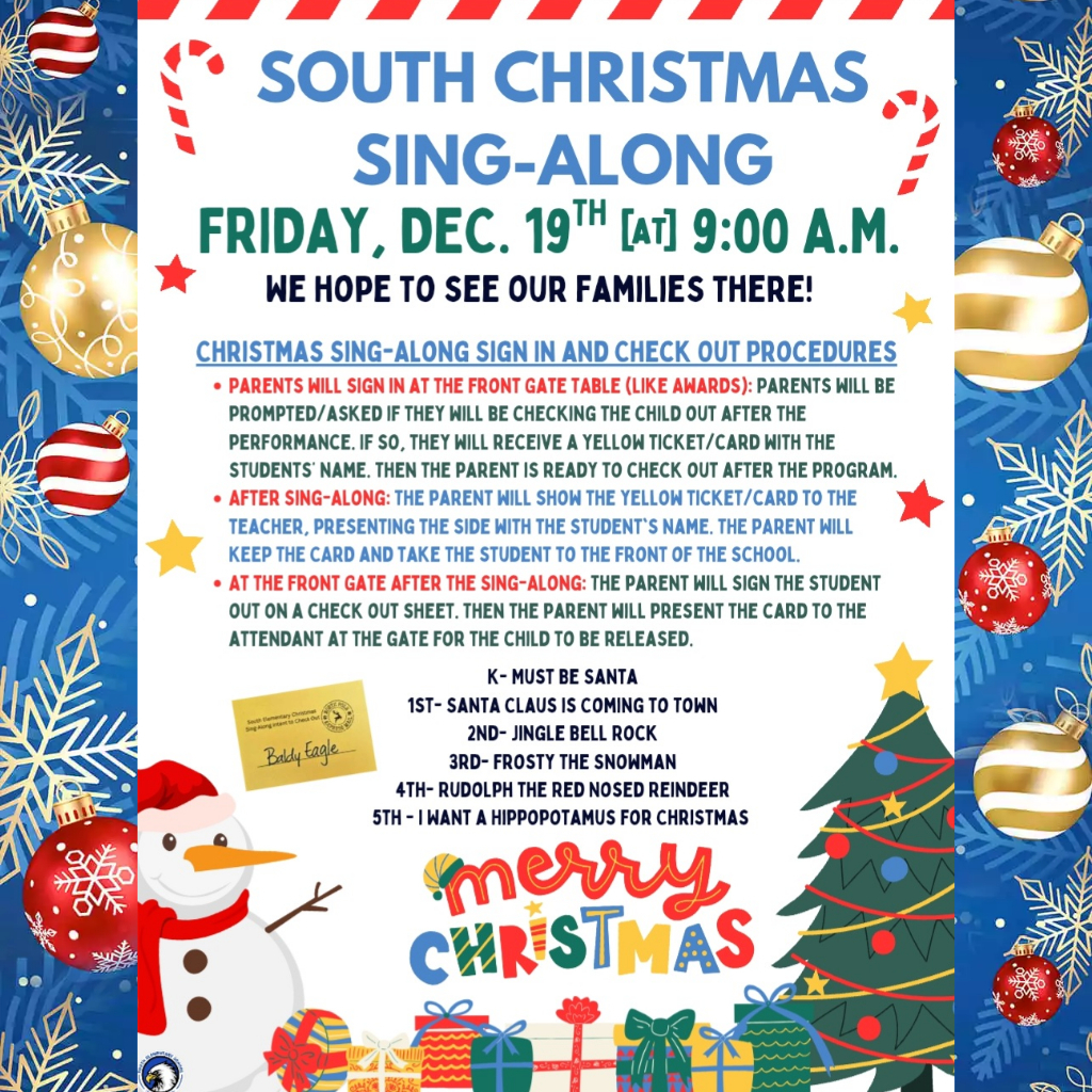 ☃️South Christmas Sing-Along