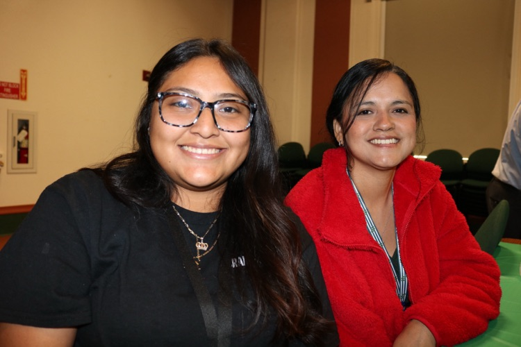 staff members at holiday luncheon 