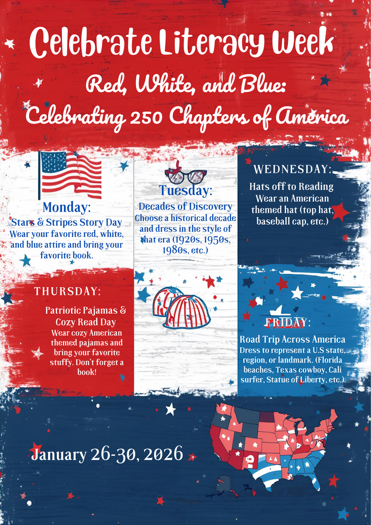 celebrate Literacy Week flyer