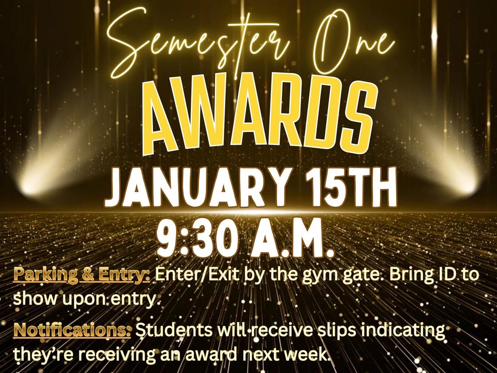 Awards Ceremony Flyer - English