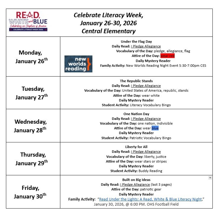 Literacy Week