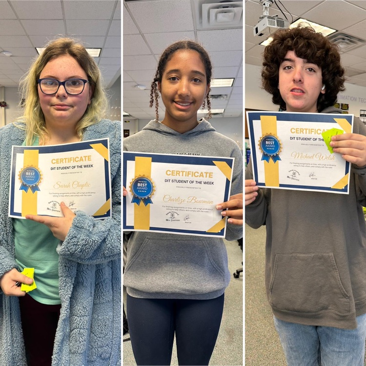 dit students of the week