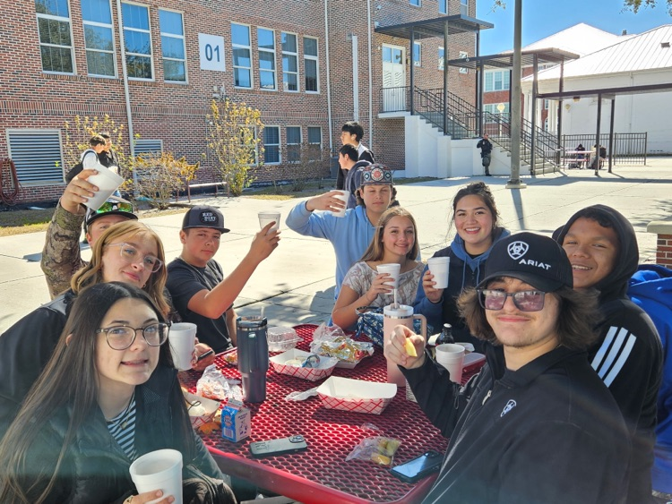 students with hot chocolate 