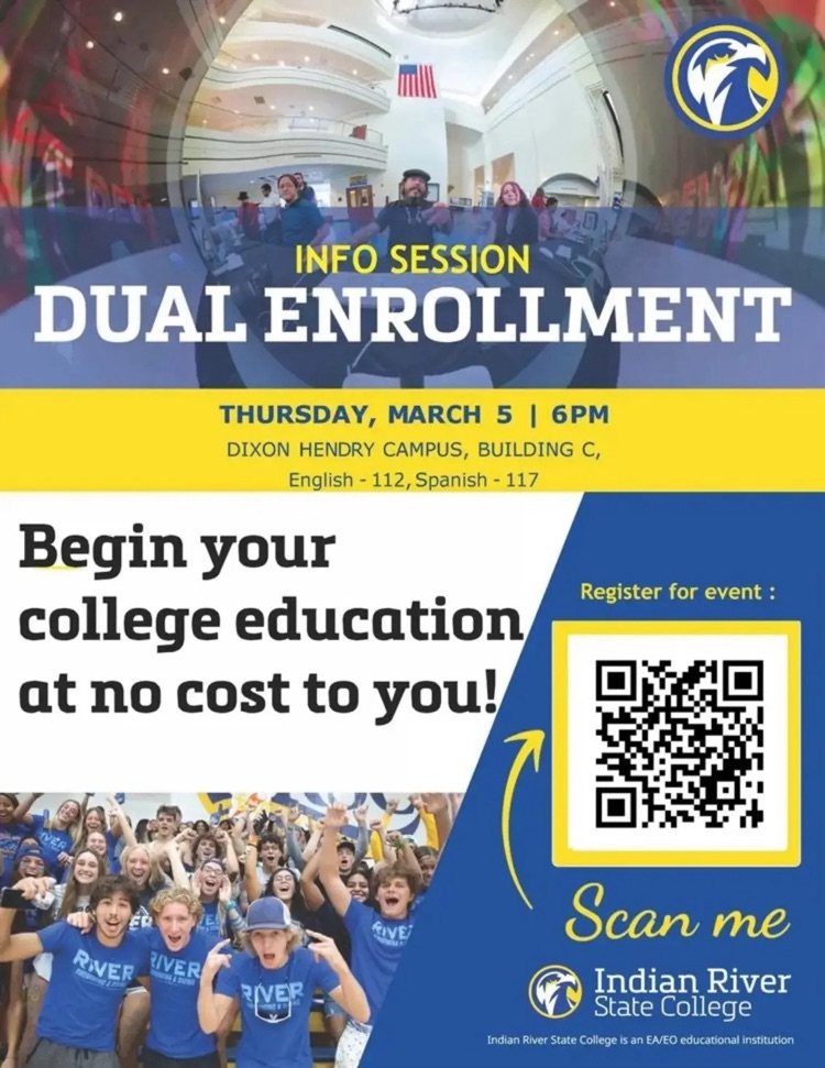 flyer for dual enrollment session