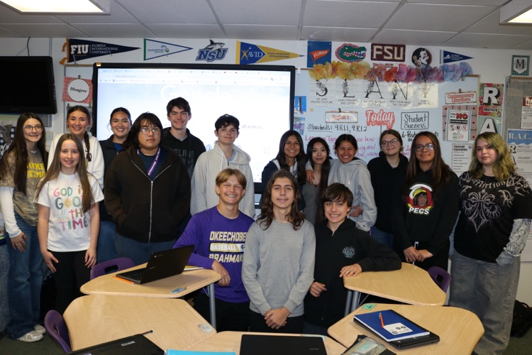 students in student success class