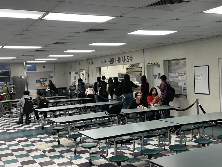 students inside school cafeteria